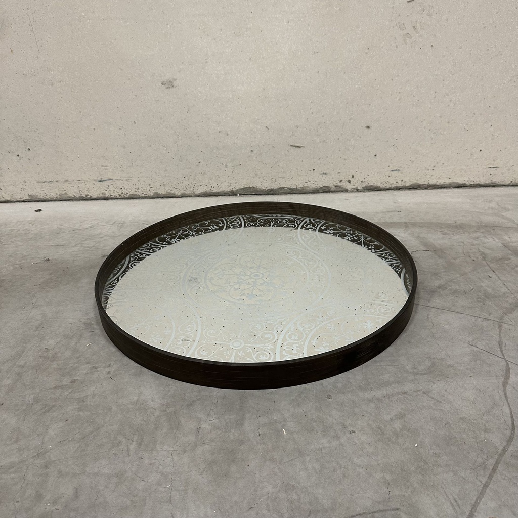 Moroccan Frost mirror tray