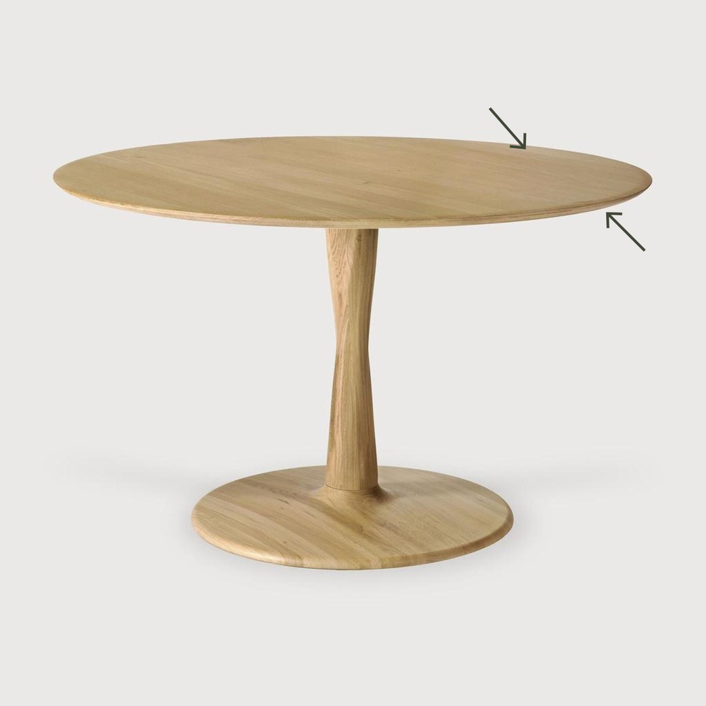 Torsion dining table