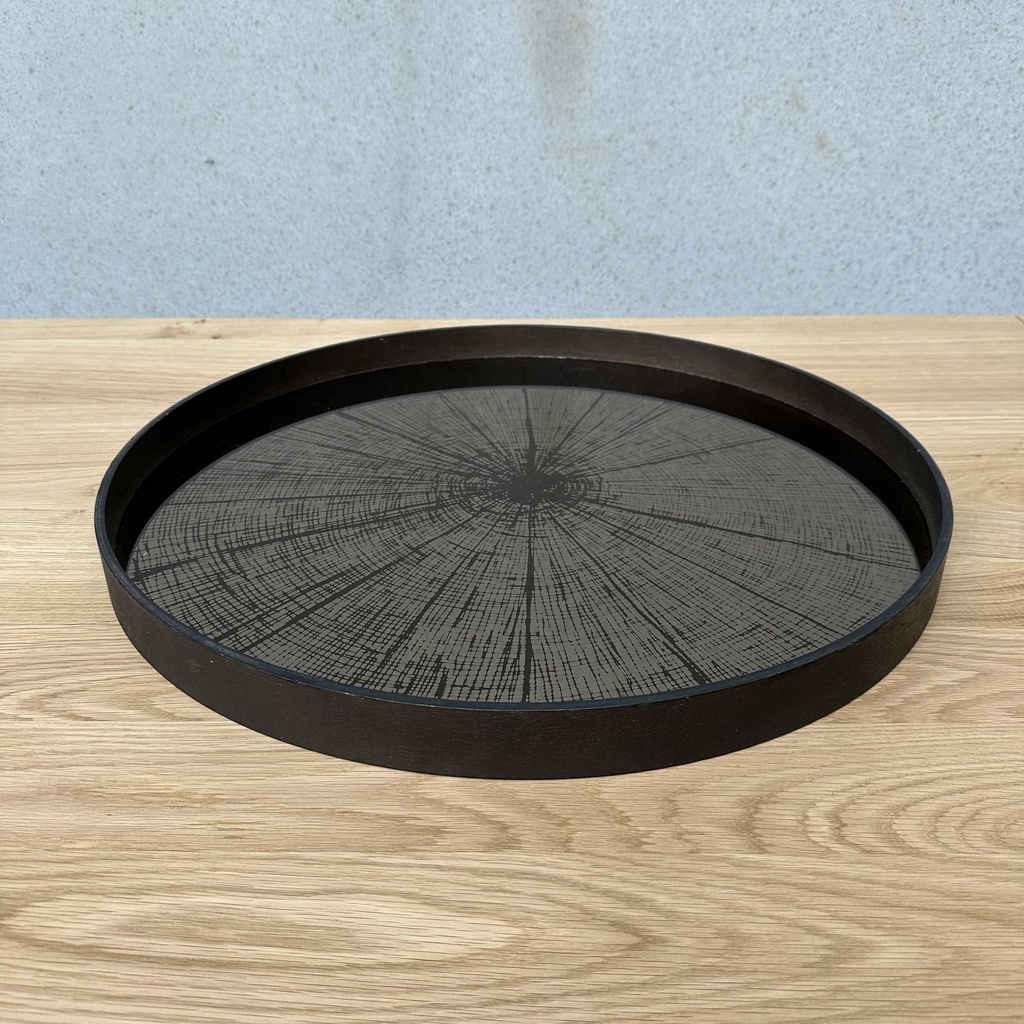 Bronze Slice mirror tray