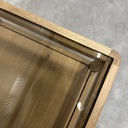 Spindle bedside table