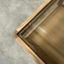 Spindle bedside table