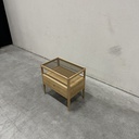 Spindle bedside table