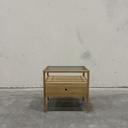 Spindle bedside table