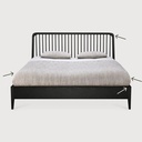 Spindle bed - Oak black
