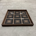 Squares glass tray