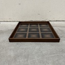 Squares glass tray