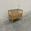 Spindle bedside table