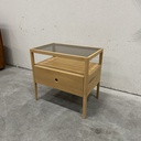Spindle bedside table