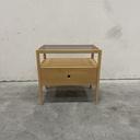Spindle bedside table