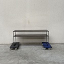 Aged sofa console