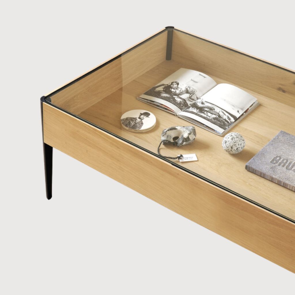 Oak Window coffee table