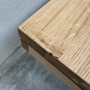 Double extendable dining table