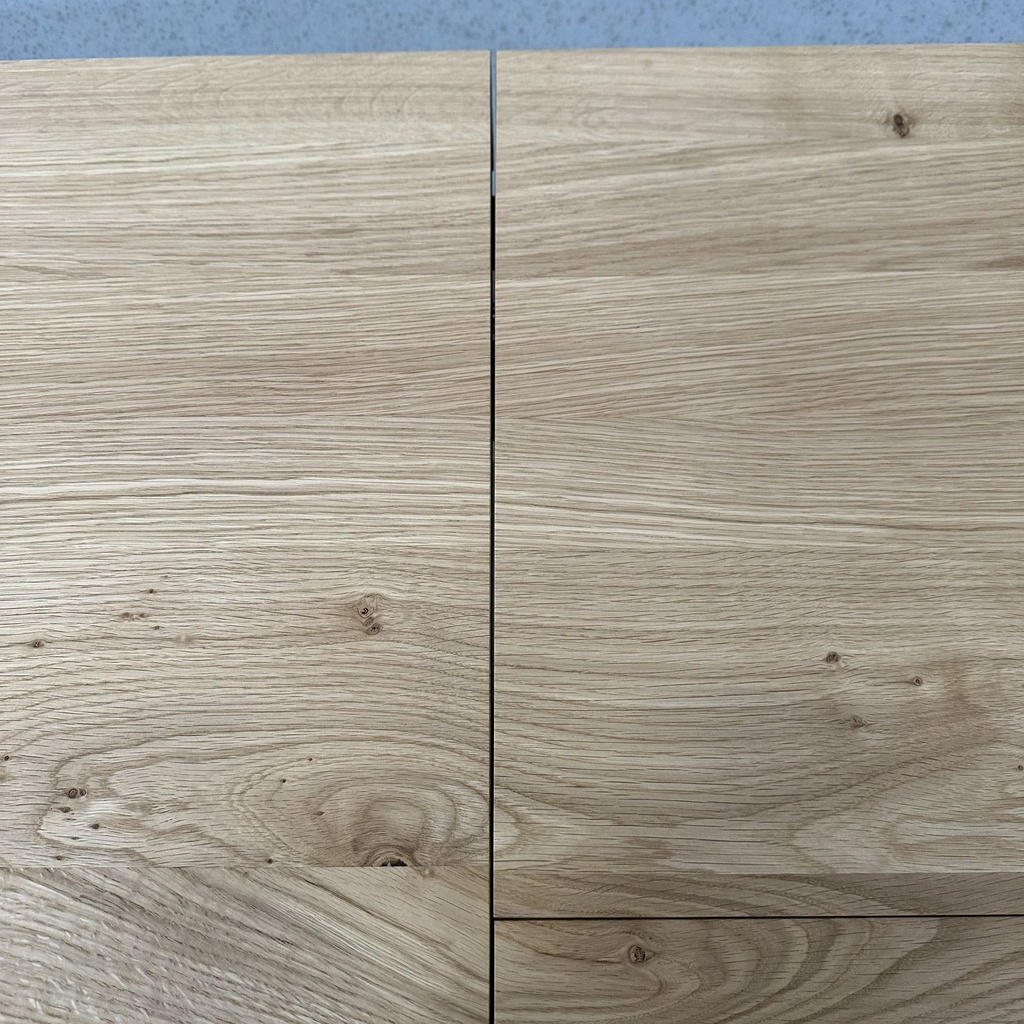 Double extendable dining table