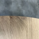 Bok round extendable dining table