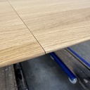 Bok round extendable dining table