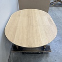 Bok round extendable dining table