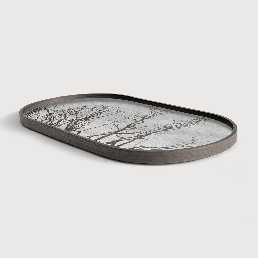 Tree wooden tray
