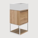 Oak Junior bathroom cabinet - 1 opening door