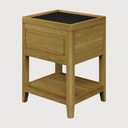 Oak bedside table