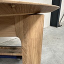 Bok round extendable dining table
