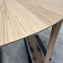 Bok round extendable dining table