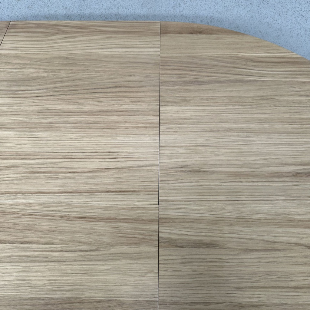 Bok round extendable dining table