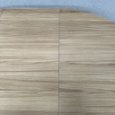 Bok round extendable dining table