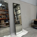 Aged floor mirror