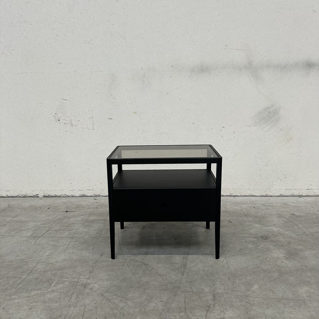 Spindle bedside table