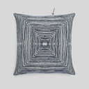White Linear Square cushion - square 