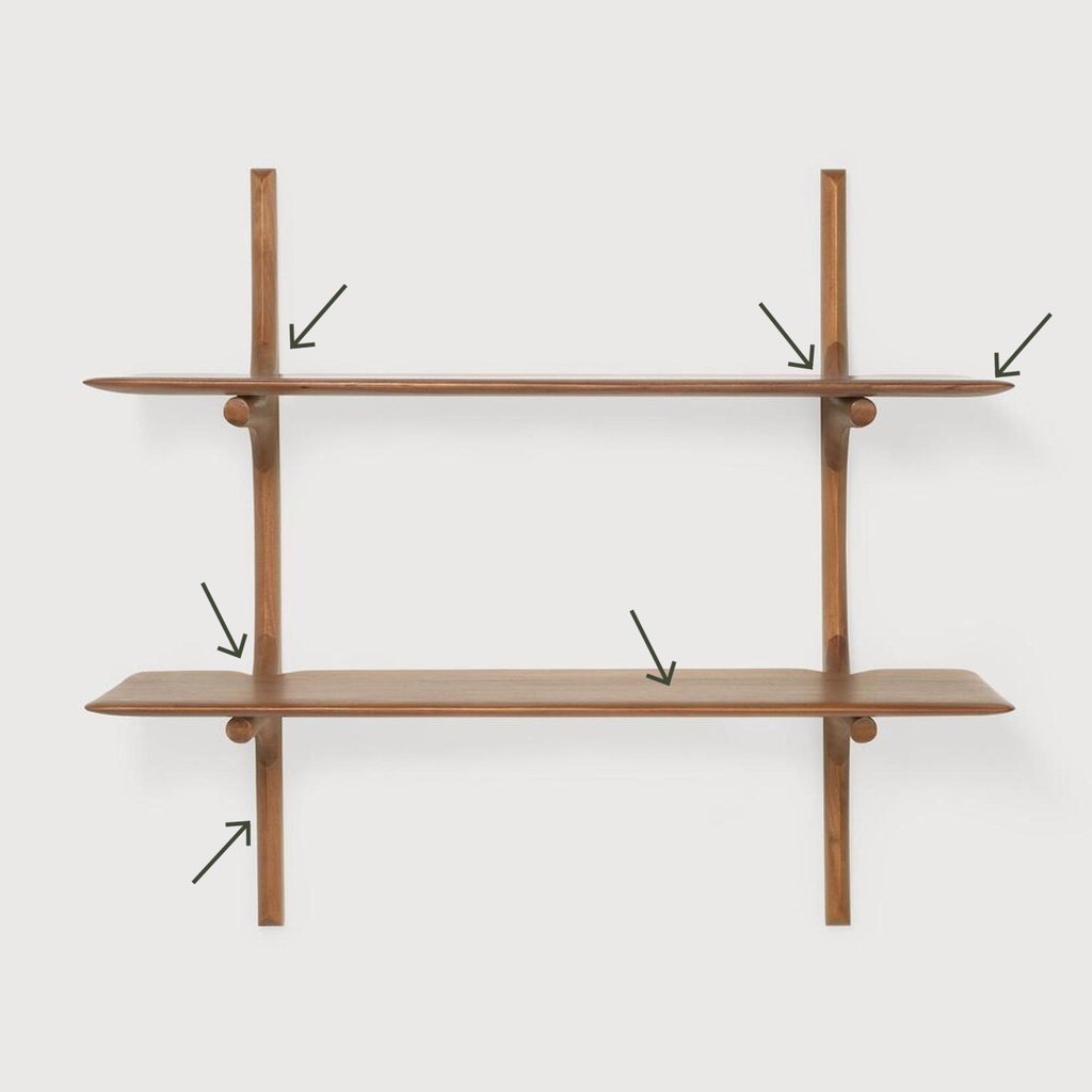 PI wall shelf