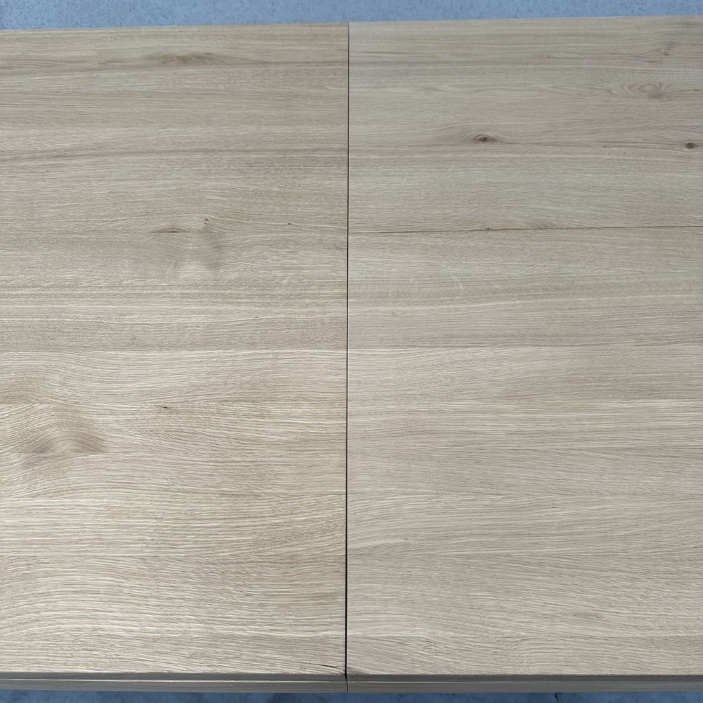 Double extendable dining table