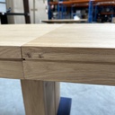 Double extendable dining table