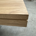 Double extendable dining table