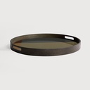 Angle glass tray