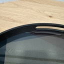 Angle glass tray