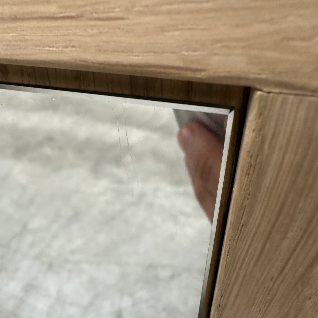 Oak Shadow bathroom mirror