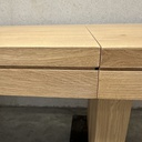 Double extendable dining table