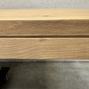Double extendable dining table
