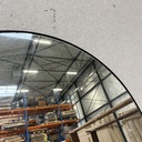 Clear gate floor mirror