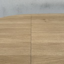 Bok round extendable dining table