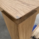 Slice extendable dining table