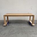 Slice extendable dining table