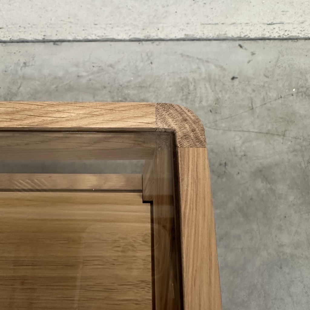 Spindle bedside table