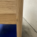 Spindle bedside table