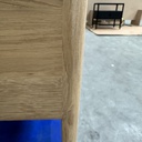 Spindle bedside table