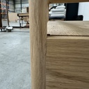 Spindle bedside table