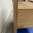 Spindle bedside table