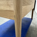 Spindle bedside table