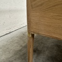 Spindle bedside table